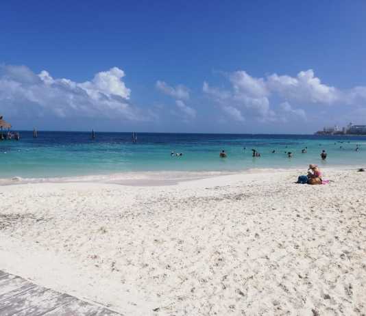 Playa Tortugas Cancun Beach Playa Tortugas Cancun Beach Panoramic Photo